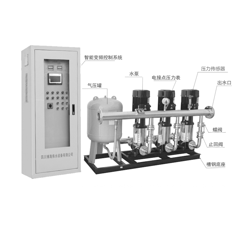 博海變頻恒壓給水設備標注圖 博海變頻恒壓給水設備標注圖